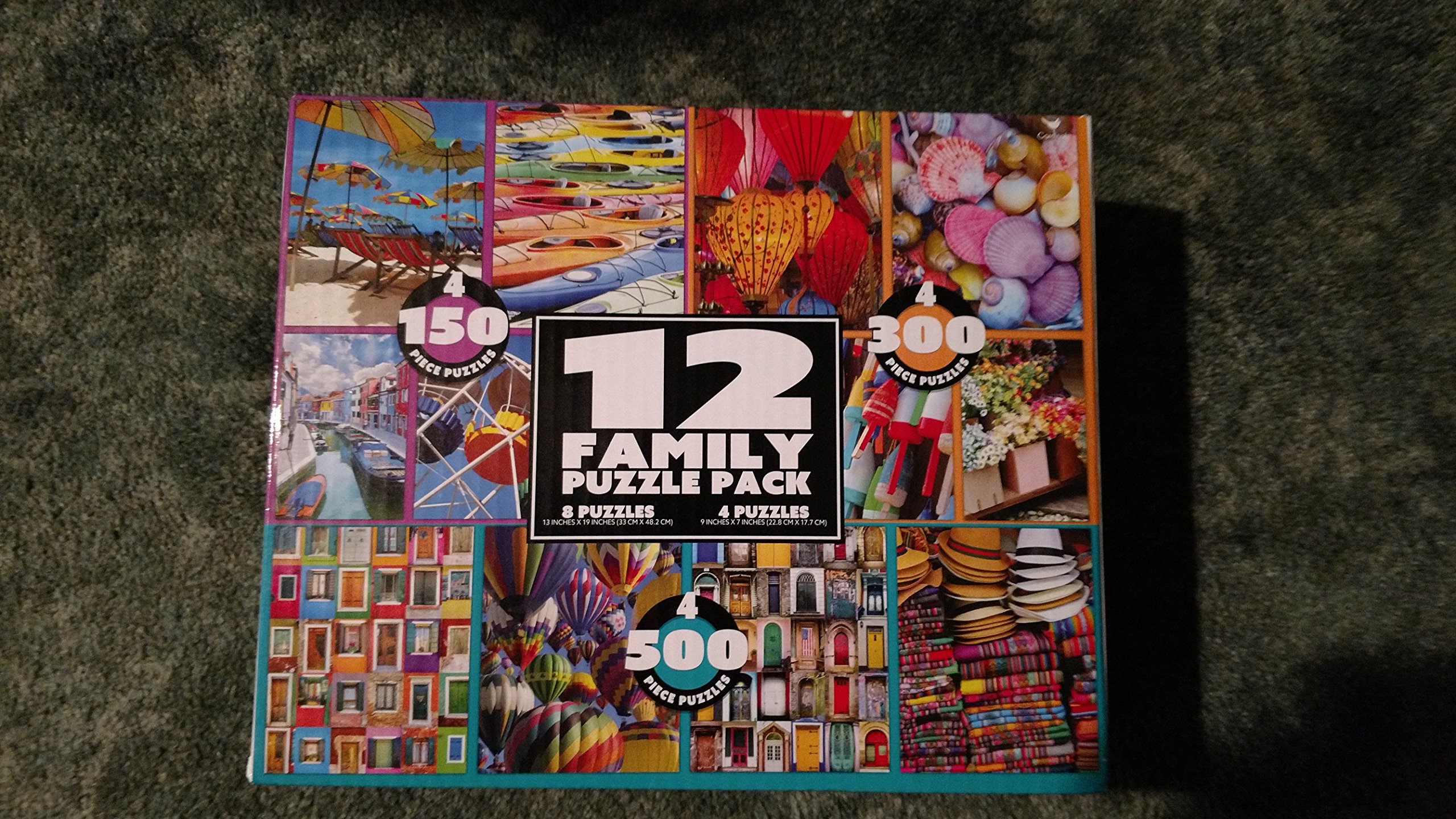 Amazon.com: Cardinal 12 Family Puzzle Pack : Toys & Games
